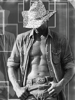 Cowboy glitzer bilder