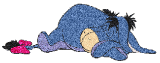 Eeyore glitzer bilder