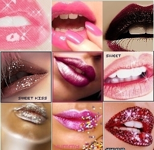 Lippen glitzer bilder