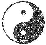 Yin und yang glitzer bilder