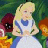 Alice im wunderland icons bilder