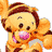 Baby pooh icons bilder