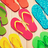 Flip flops icons bilder