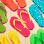 Flip flops icons bilder