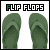 Flip flops icons bilder