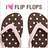 Flip flops icons bilder