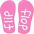 Flip flops icons bilder
