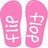 Flip flops icons bilder