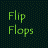 Flip flops icons bilder