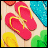 Flip flops icons bilder