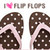 Flip flops icons bilder