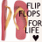 Flip flops icons bilder