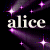 Alice icons bilder