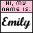 Emily icons bilder