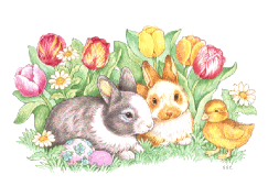 Kaninchen ostern bilder