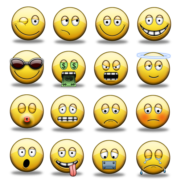 Mehrere smilies smileys