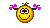 Smilie mit schild smileys
