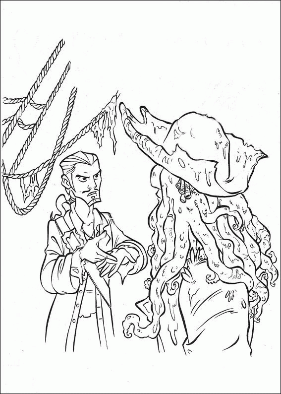 Malvorlage - Animaatjes fluch der karibik 14