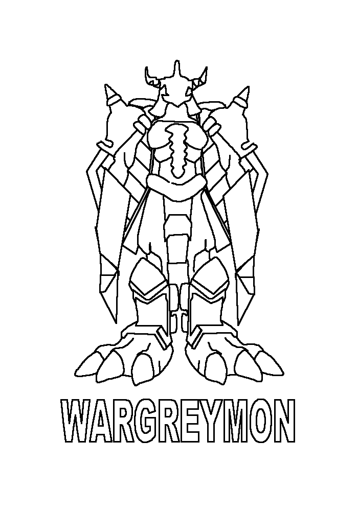 Malvorlage - Digimon malvorlagen 270