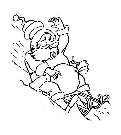 Malvorlage - Weihnachten schlitten malvorlagen 11