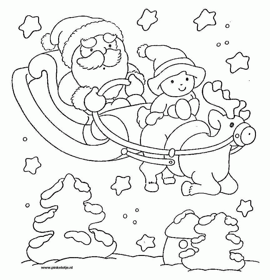 Malvorlage Weihnachten schlitten malvorlagen 18