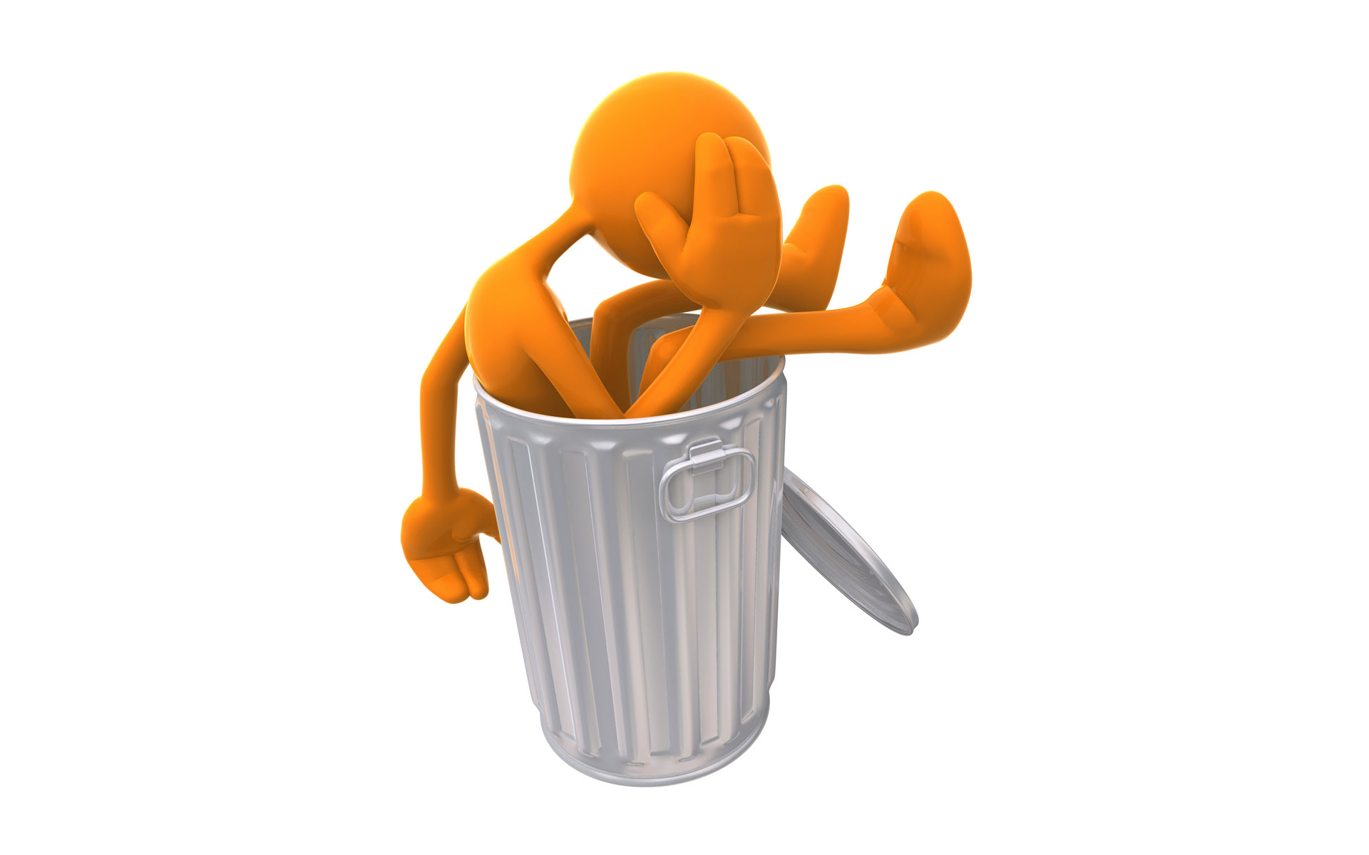 Orange puppen 3d